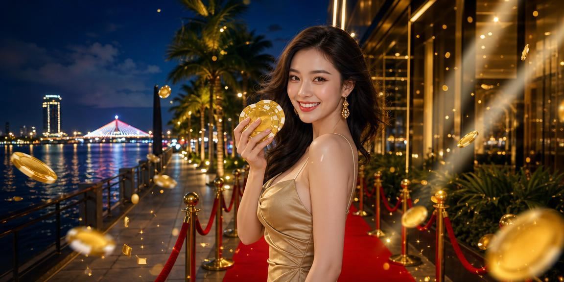Cảnh giải trí casino tại Sài Gòn buổi tối